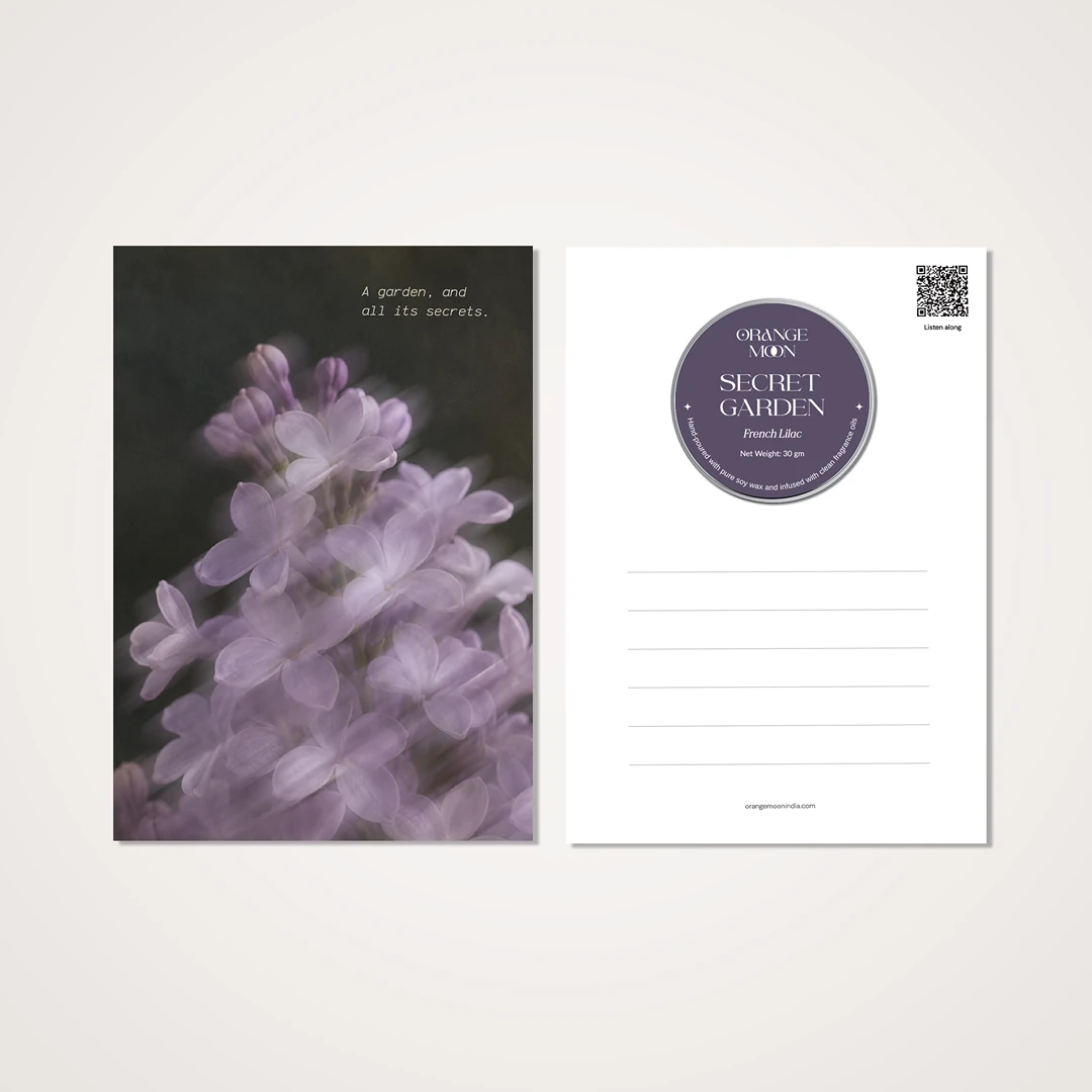 Secret Garden – French Lilac Postcard